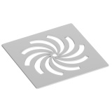 Eastbrook Crossland Grey  Shower Waste & Cover Cut Out